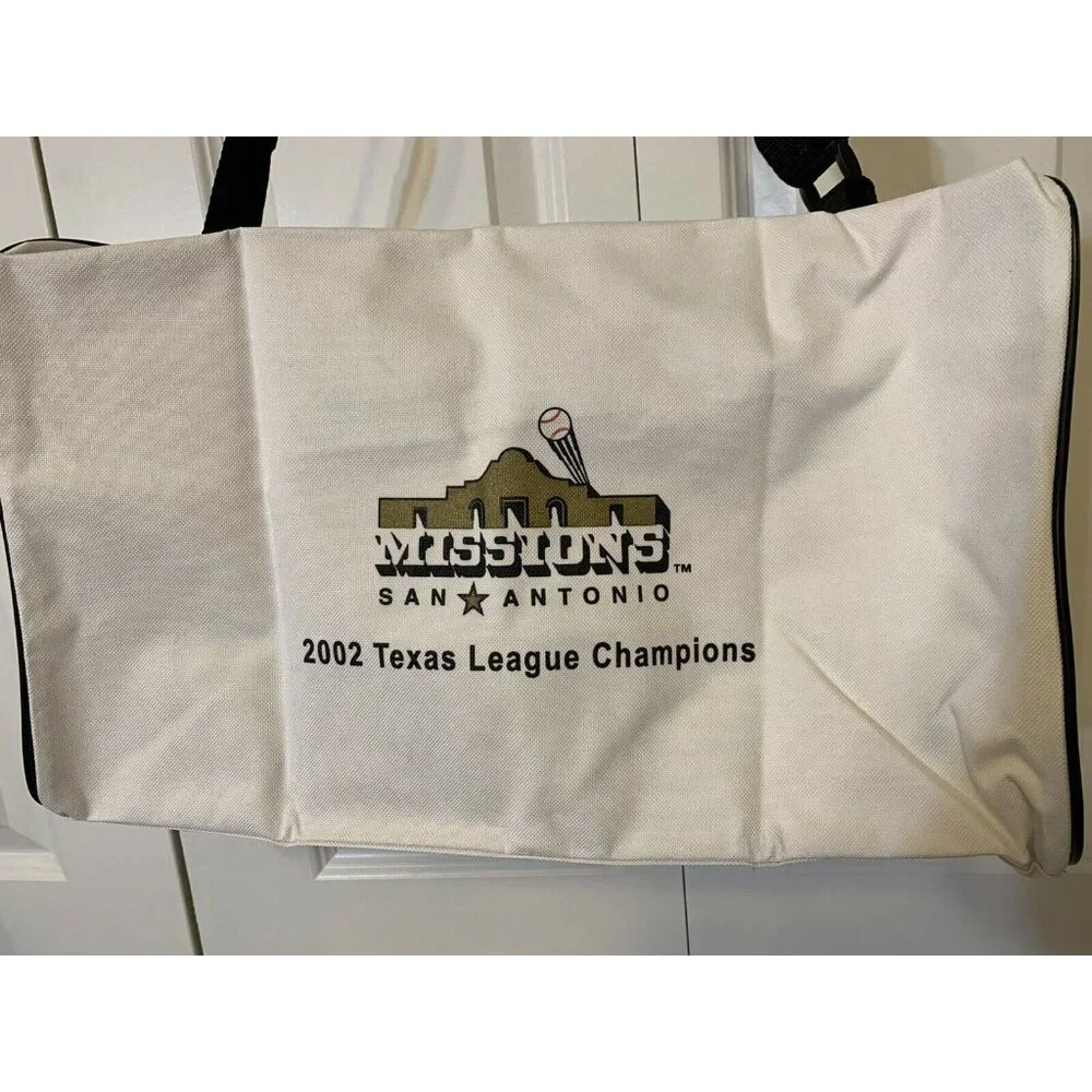 Vintage San Antonio Missions Texas League Champions 2002 Baseball Duffel Gym Bag